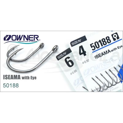 OWNER Крючок Iseama w/eue BC №2 5шт